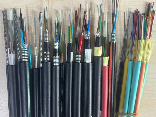 12 núcleo GYXTW cabo de fibra óptica SM exterior unitube blindado com fita de aço 6mm 7mm 8mm cabo de fibra óptica