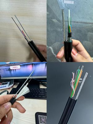 1.6mm Fios de aço Membro de resistência FTTH Mini Figura 8 Fibra óptica cabo