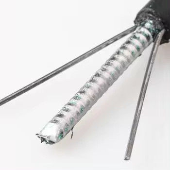 Cabos de fibra óptica de 2 núcleos GYXTW Cabos blindados para exterior com dois fios de aço