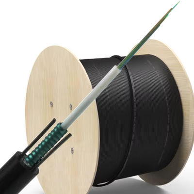Amostra gratuita 4 núcleo blindado GYXTW fita de aço de tubo único para exterior SM MM cabo de fibra óptica