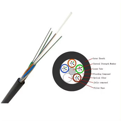 Venda Quente 48 Núcleo SM GYFTY Cabos Ópticos de Fibra Não Blindados para Condutores e Subterrâneos