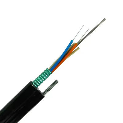 OEM 144 núcleo de fibra óptica exterior cabo aéreo fio de aço filamento de auto-suporte Figura 8 GYTC8S cabo de fibra óptica