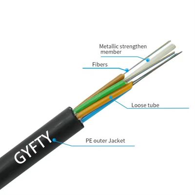GYFTY 48 Núcleo de Fibra Óptica Não Blindada Cable para Duct e Subterrâneo 1KM