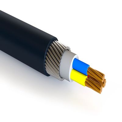 72 núcleo GYTA33 enterrado direto cabo de fibra óptica submarino anti roedores Cable de fibra óptica blindado