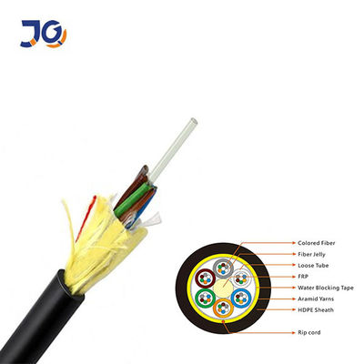Preço de fábrica de boa qualidade 24Core 48Core SM G652D Single-Sheath All-Dielectric ADSS Aerial Fiber Optic Cable