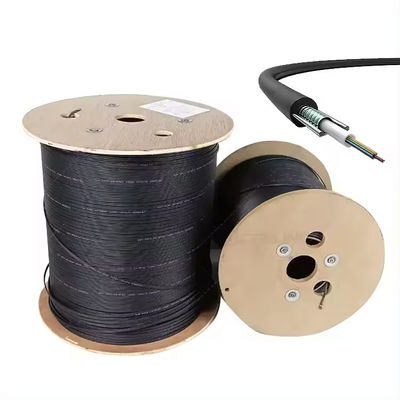 12 núcleos GYXTW cabo de fibra óptica exterior com excelente desempenho mecânico e ambiental