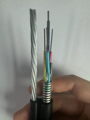 Figura Aérea por Venda a Retalho Figura8 Cabo de Fibra Óptica para Exterior Blindado 12 24 Core G652D GYTC8S