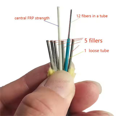 12 FO Fibra Óptica ADSS Cable Adss 12 Core Price Per KM Fibra Óptica Cable Auto-Suporte com embalagem de tambor de rolo