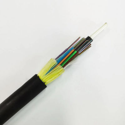 Cable de fibra óptica ADSS até 96 núcleos Single Jacket All Dielectric Self Supporting Outdoor Aerial Optical Cable