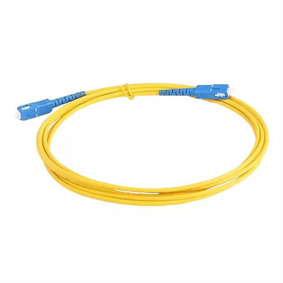 2.0mm 3.0mm SC UPC para SC UPC Duplex Jumper 1m 2m 3m 5m SM MM G652d SC Fibra Óptica Patch Cord Patchcord