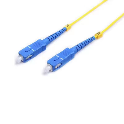 2.0mm 3.0mm SC UPC para SC UPC Duplex Jumper 1m 2m 3m 5m SM MM G652d SC Fibra Óptica Patch Cord Patchcord