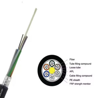 48 60 72 96 núcleo de modo único Cabos de fibra óptica blindados GYFTA com núcleo reforçado para uso em equipamentos de rede FTTH