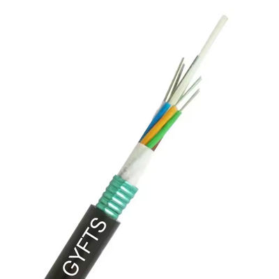 24 48 72 96 144 Core GYFTS Cabos de fibra óptica anti-roedores Cabos de fibra óptica blindados ao ar livre