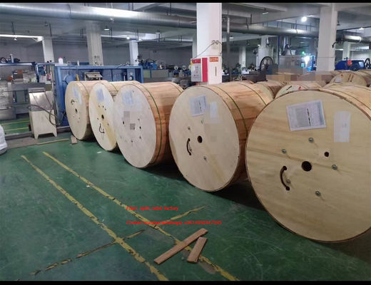 ADSS autossustentável totalmente dielétrico, de comprimento de 250 m, com 24 núcleos, 48 núcleos e 96 núcleos, com cabo de fibra óptica