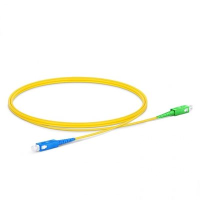 Cordão de revestimento de fibra óptica 3.0mm LSZH SC/APC a SC/UPC 1m 2m 3m Cordão de revestimento