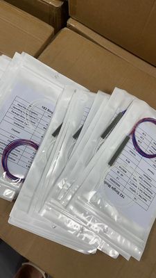 FTTH mini-tubo de aço descalço splitter PLC 1x2 1x4 1x8 1x16 splitter de fibra óptica