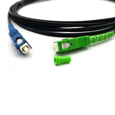 Cabo de Queda de Fibra Óptica FTTH Interno/Externo Patch Cord SC/LC/ST-UPC/APC Conectores