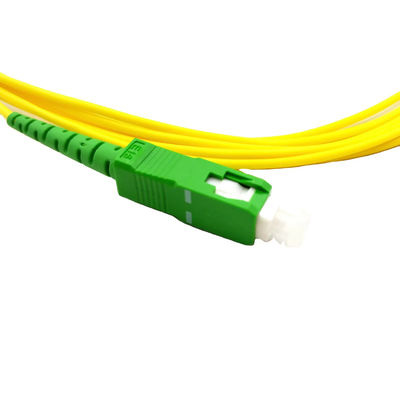 Cabo de Parche de Fibra Óptica 3 mm LSZH SC APC para SC UPC 1m 2m 3m Cable de Parche de Alto Desempenho de Modo Único