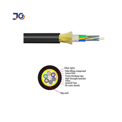 Duração de 100 m 48 Núcleo SM Fibra Óptica ADSS Cable para Overhead