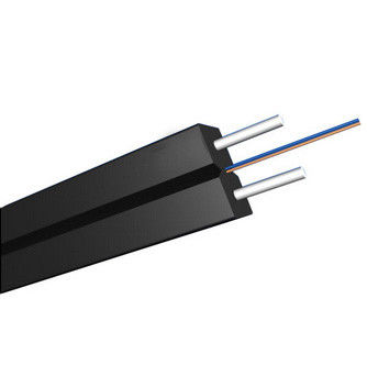 2 núcleo FTTH interior GJXH-2B6 cabo de queda G657A2 LSZH PVC jaqueta