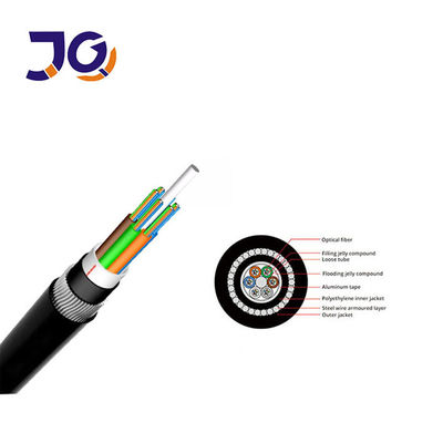 Modo único G652D Cable de fibra óptica subaquático enterrado direto 24 36 48 96 núcleo