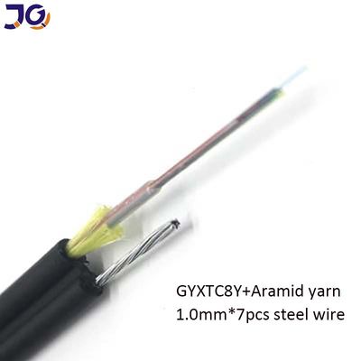 4 núcleo 6 núcleo 12 núcleo cabo de fibra óptica com fio de aço Mini Figura 8 cabo Gyxtc8y Gyxtc8a