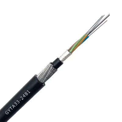 Cabos de fibra óptica de 24 núcleos GYTA33 GYFTY33 Cabos de tubo solto blindados