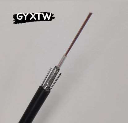 Cabos de fibra óptica blindados de modo único para o exterior Gyxtw 2 4 6 8 12 24 Cabos de fibra óptica de núcleo