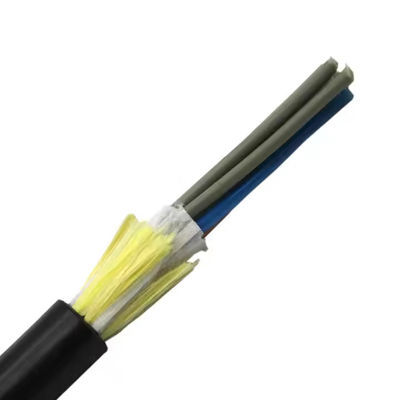 Fornecedor de cabos da China ADSS Single Jacket 48 Core Single ou Multi Mode FRP 1,5 mm 100m Span Length Fiber Optic Cable