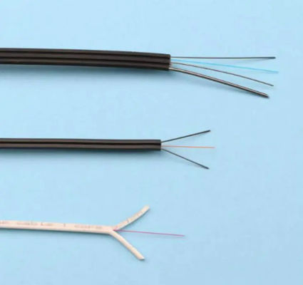 Cabos de fibra óptica 1 2 4 núcleo GJYXCH/GJYXFCH fio de aço FTTH cabo de queda G657A para exterior