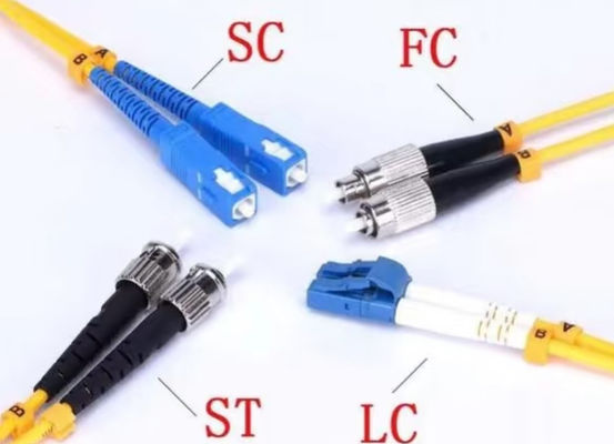 Cabo de fibra óptica duplex SC UPC para SC UPC de alta qualidade, SM/MM G652D, 2.0/3.0mm, 1–5m