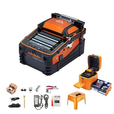 AI-9 Fusão Splicing Fibra Splicer Fusão Automática FTTH Fibra Óptica Soldadura Splicing Machines