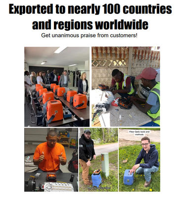 AI-9 Fusão Splicing Fibra Splicer Fusão Automática FTTH Fibra Óptica Soldadura Splicing Machines