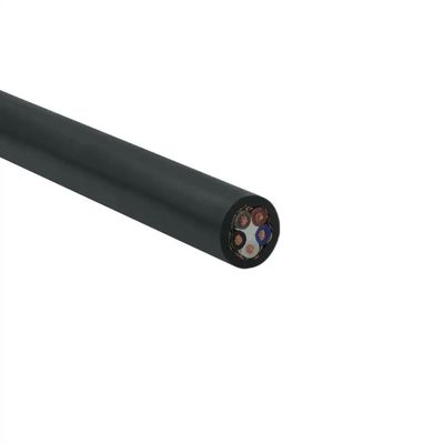 Cabos RVVP de fibra híbrida de PVC LSZH para exterior com núcleos 2/3/4/5/6 Cat6 FTP Espiral blindado Cabo de sinal de controle de cobre puro