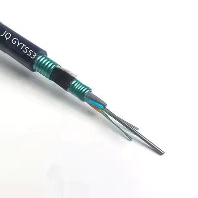 Fábrica em estoque Outdoor Duplo Blindado GYTS53-96 Núcleos Fibra Óptica Cabos Duplo Jacket G652D Enviado no mesmo dia