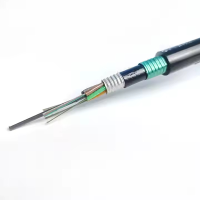 Fábrica em estoque Outdoor Duplo Blindado GYTS53-96 Núcleos Fibra Óptica Cabos Duplo Jacket G652D Enviado no mesmo dia