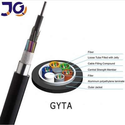 GYTA 2-144 Cabo de fibra óptica blindado de núcleo para instalação de dutos aéreos