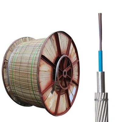 Cabos de fibra óptica OPGW 24 48 núcleo de modo único G652D Sistema de energia Cabos ópticos aéreos