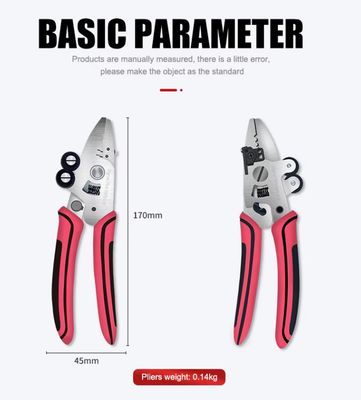 Alicate decapador de fibra óptica 9 em 1 para cabos de fibra óptica