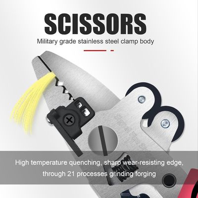 Alicate decapador de fibra óptica 9 em 1 para cabos de fibra óptica