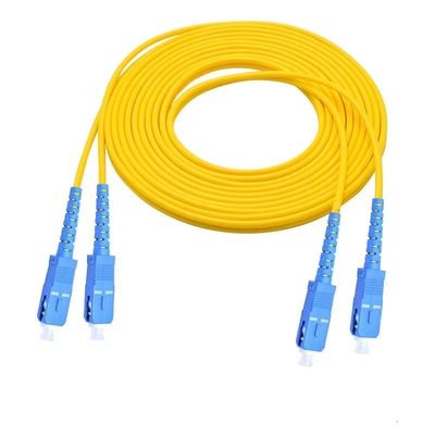 SC APC SC UPC 3mm LSZH Fibra de Cordão de Patch FTTH 1m 2m 3m Transmissão de Dados Rápida