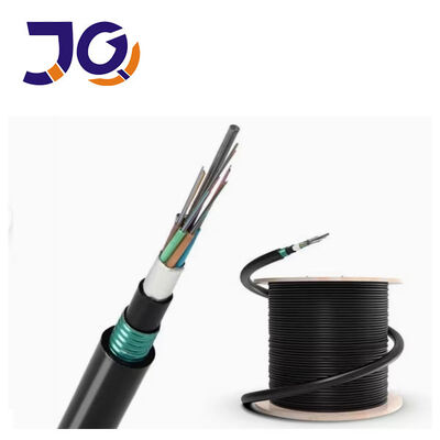 GYTA53 núcleos de fibra ótica blindados enterrados diretos do cabo 48 G652D para a instalação subterrânea