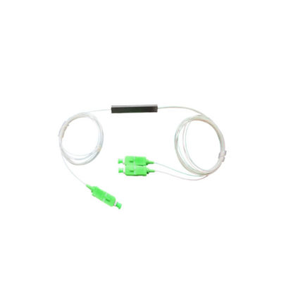 Divisor Singlemode do Plc dos acessórios SC/UPC SC/APC 1x2 da fibra ótica ISO9001