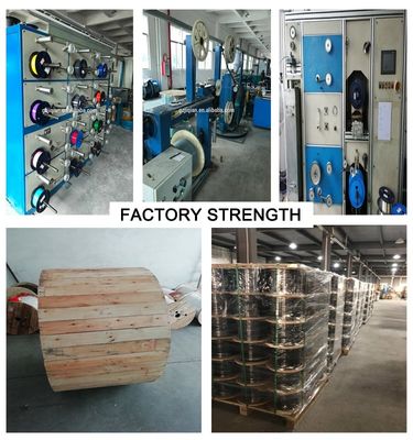 Cabo de fibra ótica exterior não metálico de GYFXTY 12Core