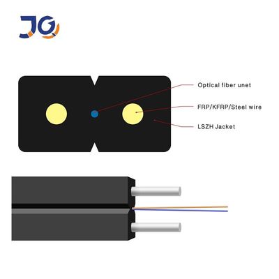 Cabo pendente da fibra ótica do único modo LSZH GJXH FTTX FTTB FTTH