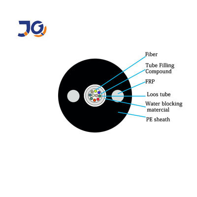 Cabo de fibra ótica blindado de 4 núcleos de Unitube G652D