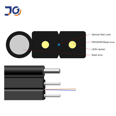 2 cabo de fibra ótica exterior do núcleo GJYXCH GJYXFCH FTTH