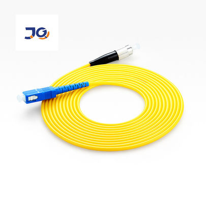 Cabo de remendo frente e verso da fibra da manutenção programada milímetro 0.9mm 3m do ST FC do SC LC