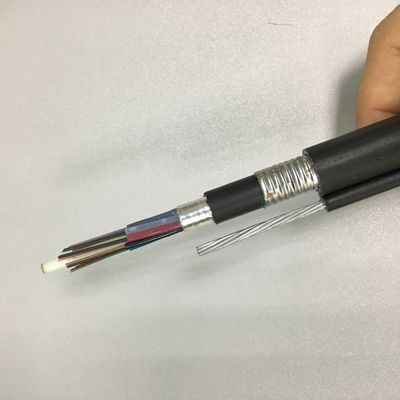 Cabo de fibra ótica aéreo do figo 8 dobro de Aromred GYTC8S53