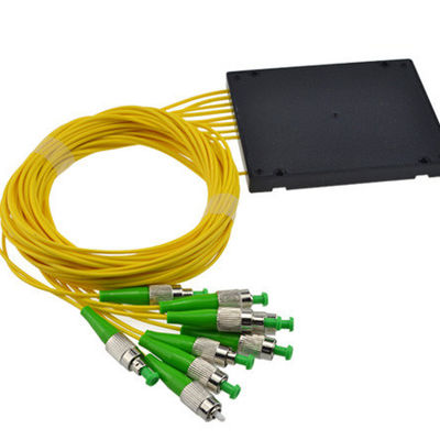 Divisor do PLC da fibra ótica da maneira do conector 1x16 de ROHS FC/APC